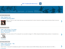 Tablet Screenshot of blog.beatleslane.com